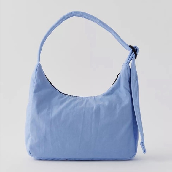 BAGGU Handbags - BAGGU Mini Nylon Shoulder Bag- Serenity Blue